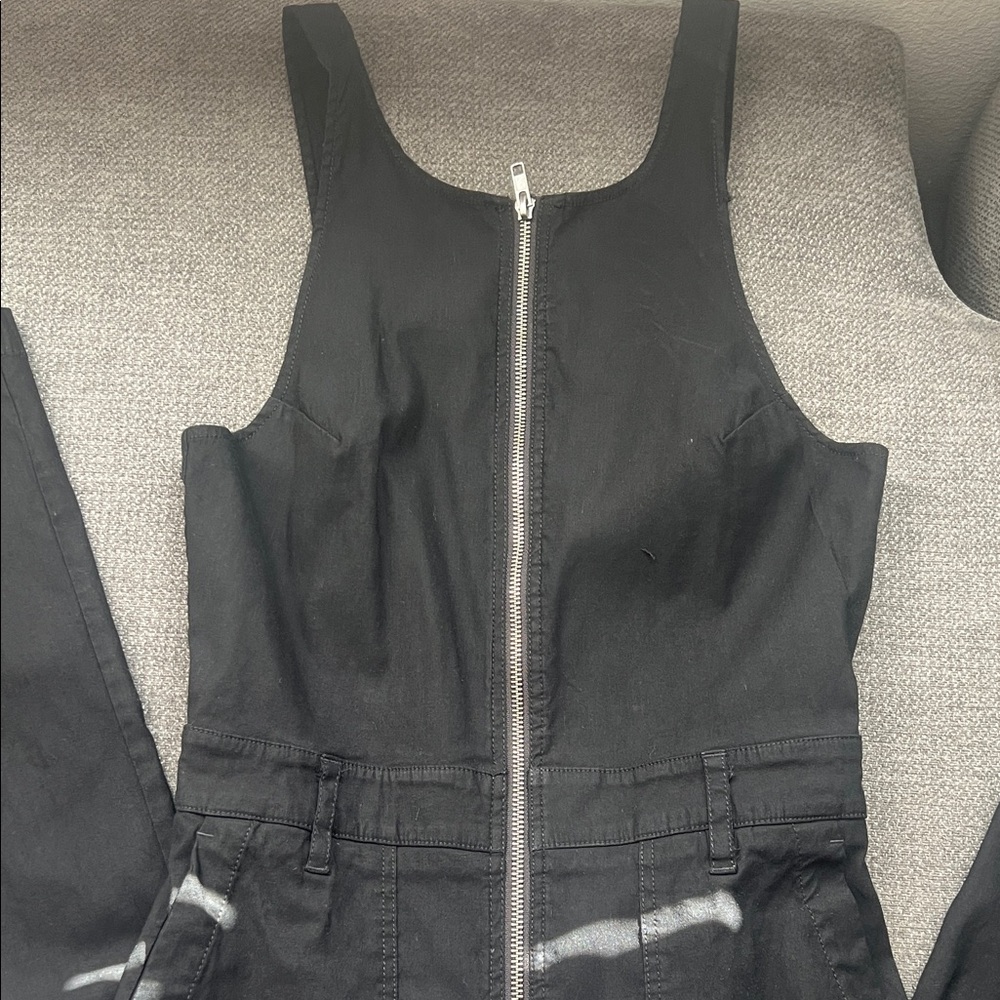 Maeve Black Sleeveless Jumpsuit
